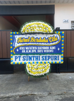 Papan Bunga Duka di Kumbayau