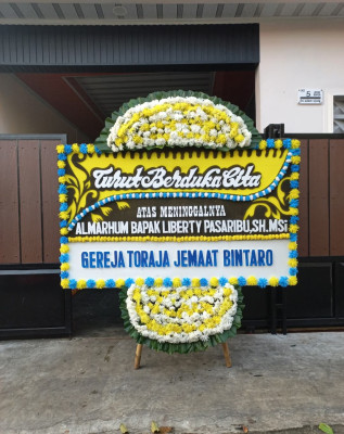 Papan Bunga Duka di Kumbayau